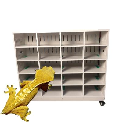 China Breathable High density PVC standard cabinet R belongs to box 20 extraction reptile frame ciliary Angle keep palace special cage for sale