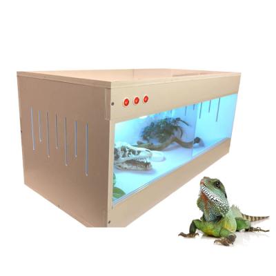 China Breathable Factory direct can be customized PVC pet animal cage reptile snake palace rearing box pet room for sale