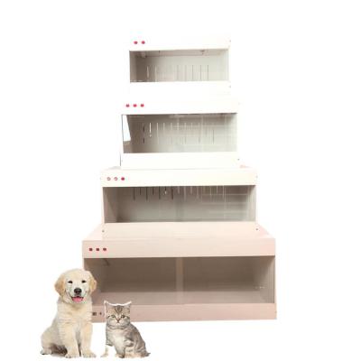 China Breathable High density PVC factory reptile pet acrylic door snake turtle spider cat dog breeding cabinet breeding box for sale