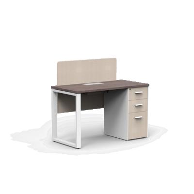 China Modern Desk (Height) Design Adjustable Unique Modern Office Workstation With Cabinet for sale