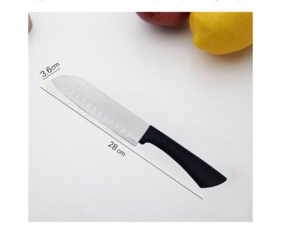 China Sustainable Chef Knife Set Knives Kitchen Set Stainless Steel Meat Fruit Knife With Scissors for sale