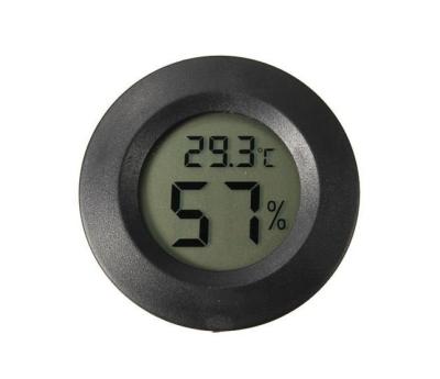 China Digital Enclosed Style Mini Round Hygrometer Thermo Hygrometer Hygrometer for sale