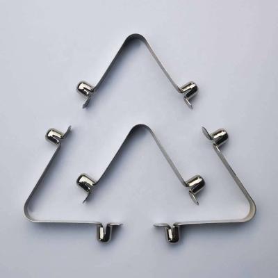 China Apartment ; Sheet ; Good quality spring loaded plate clips for tubing snap button lock clip for sale