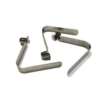 China Apartment ; Sheet ; Hot Selling Flat Spring Clip Pin Flat Metal Spring Steel Button for sale