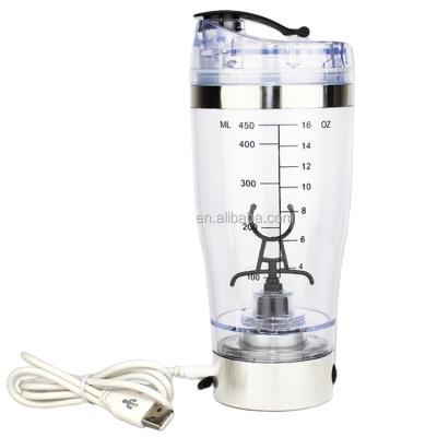 China Minimalist 450ml/600ml Shaker Bottle USB Rechargeable Battery Vortex Mixer Bottle - Electric Gym Protein Shaker Bottle for sale