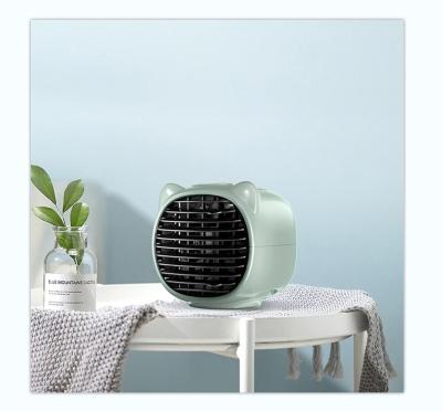 Китай 2021 Portable water air Cooler Fan Personal Space desktop Cooling Fan fogless Humidifiers Quiet Fan with USB Recharged продается