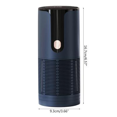 China Air Purifier Hepa Filter Low Noise Portable Air Purifier With Night Light USB Desktop Air Purifier for sale