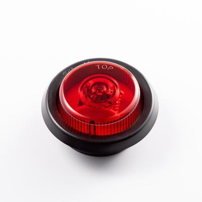 China ABS+PC cover 2 inch round truck led light for side marker and clearance for sale