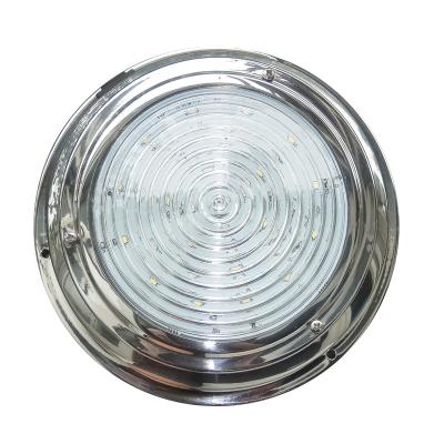 China China 5inch Stainless Steel Chrome Planting 12v Red White Conversion LED Boat Lights for sale