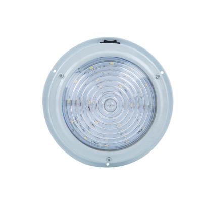 China Marinas Manufacturing 7 Inch 12v Boat Underwater Led Light With Aluminum White Painted for sale