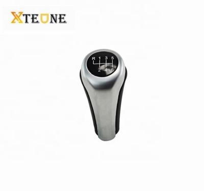 China New Car Styling 5/6 Speed ​​Shift Knob Chrome Silver M For 1 3 5 6 Series X1 X3 X5 E60 E61 E65 E83 E90 E91 E92 X1 for sale