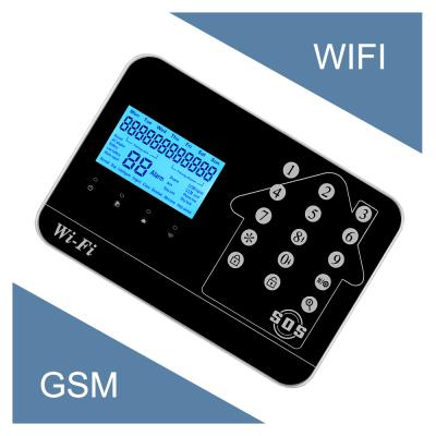 China Factory Supply Tuya GSM WIFI Smart Home Security Alarm System with Large LCD Screen Display and 110dB Siren 99CST WL-JT-99CST for sale