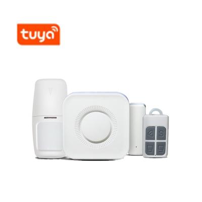 China ABS Plastic Easily Operate Tuya Alarm Siren Alarm Panel WIFI Internal Wireless Alarm System With IP Camera for sale