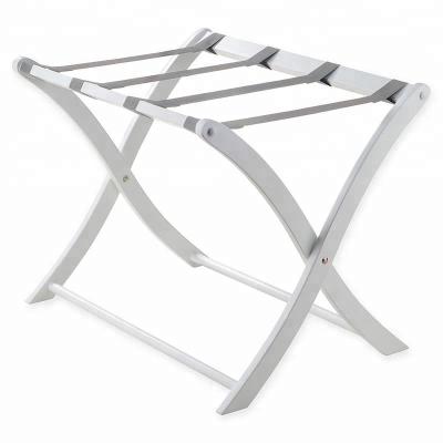 China White solid wood solid wood luggage rack for hotels and bedrooms for sale