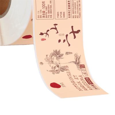 China Waterproof Best Selling Promotional Price Roll Bottle Label Sticker Self Adhesive Label For Food for sale