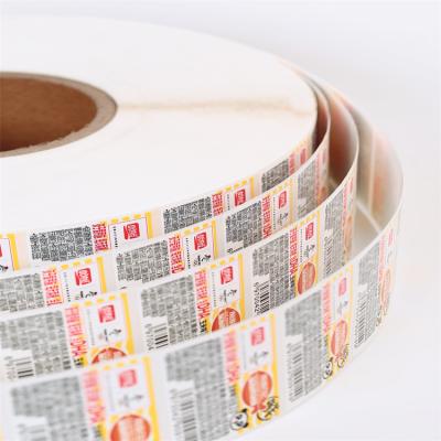 China Good Quality Waterproof Custom Logo Stickers Food Drink Bottle Packing Labels for sale