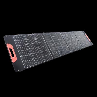 China 2022 Best Selling Outdoor Portable Foldable Mobile Phone Solar Panel 200W Power Supply for sale