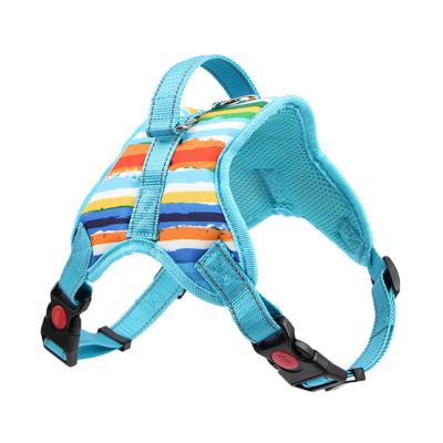 China Viable Dogs Harness Dog Training Chest Strap Small Dogs Cats Pet Collar Medium Reflective Harness Walking Chest Saddle Product for sale