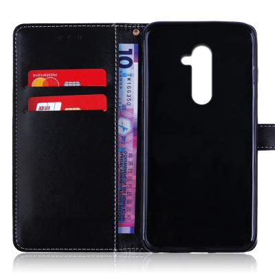 China Alcatel 3X 5058 Leather Case Alcatel Case Phones Dustproof And Shockproof Accessories Wallet for sale