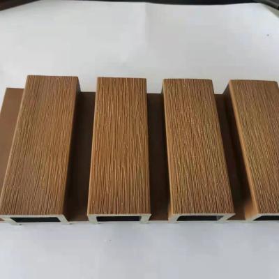 China Environmental Friendly PVC Exterior Decorative Panel WPC Materials Wpc Wall Cladding Wall Panel Exterior Paneling for sale