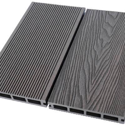 China Waterproof Outdoor PVC Wooden Wpc Flooring Hollow Wpc Deck Specificaties wpc Decking Decking for sale