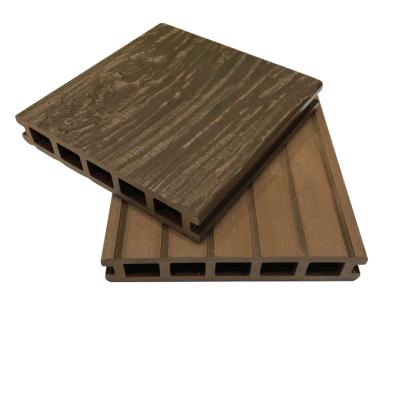 China Good price 3d waterproof deep embossing wpc decking deck wpc exterior wpc clip for sale