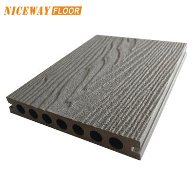 China Oil Resistance Wood Co-Extrusion Waterproof Anti-Slip UV Decking for sale