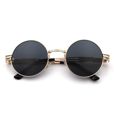 China Fashion Sunglasses Vintage Punk Glasses Steam Series Sunglasses Round Frame Multicolor Spring Foot Men Tend Anti-UV Women's Sunglasses for sale