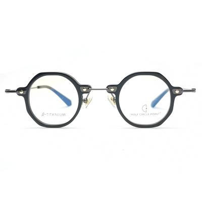 China Retro Lady Optical Men's Glasses Mirror Alloy Material Myopia Light Personality Eye Frame for sale