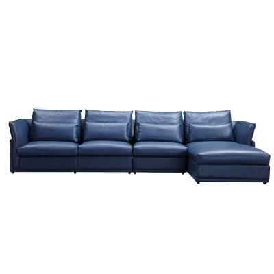 China Other Design European Sectional Sofa Set Luxury Good Quality Customization Style Leather Sofa for sale