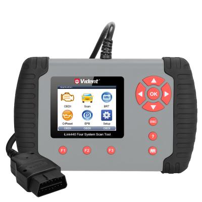 China Newest EOBD Functions VIDENT iLink440 Plug Engine Transmission ABS SRS OBD Car Diagnostic Portable Diagnostic Tool for sale