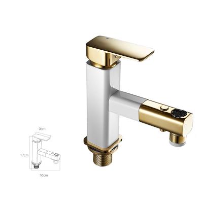 China Faucets New Style Black Brass Metered Basin Faucet for sale