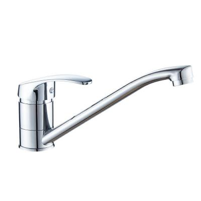 China Sense Faucets Zinc Cheap Single Handle Kitchen Sink Faucet for sale