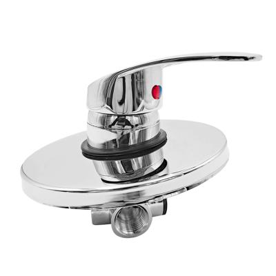 China Without Slide Bar Modern Design Zinc Alloy Single Handle Bathroom Shower Faucet for sale