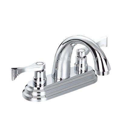 China Thermostatic Faucets Polished And Deck Mounted Brass Basin Faucet Faucet for sale