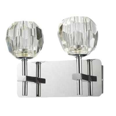 China Modern Hotel Indoor Crystal Fancy Decorative Bedside Light Wall Lamp Crystal Wall Lamp Fixture for sale