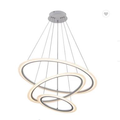 China Modern Minimalist Style Customized Round Acrylic Light Modern Chandelier LED Acrylic Chandelier Living Room Light for sale