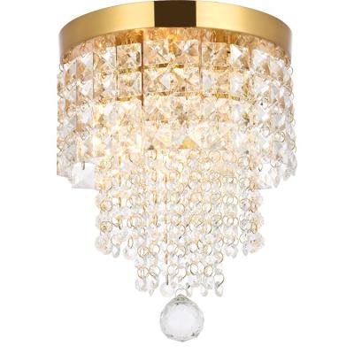 China Modern Top-grade Led Ceiling Chandeliers And Ceiling Lights For Kids Rooms With Luxury Crystal Circular Corridors And Aisles Hall for sale