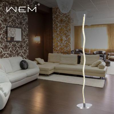 China Industrial Indoor Modern Floor Lighting Decorative LED Crystal Floor Lamp Stand Up Crystal Floor Lamps for sale