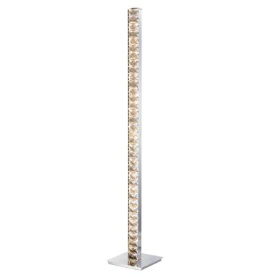 China Hot Sales Modern Indoor Decorative Stand Floor Lamp Northern Europe Luxury Clear Crystal Floor Lamp for sale