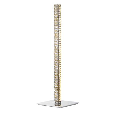 China Modern Luxury Bedroom LED Floor Art Crystal Stand Floor Lamp Modern Standing Lamps for sale