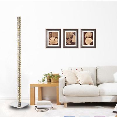 China Modern Luxury Bedroom LED Floor Art Crystal Stand Floor Lamp Modern Standing Lamps for sale