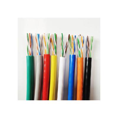 China Oxygen-Free Copper Manufacturers Wholesale Multi-Core Super Six Network Cable Green Network Cable for sale