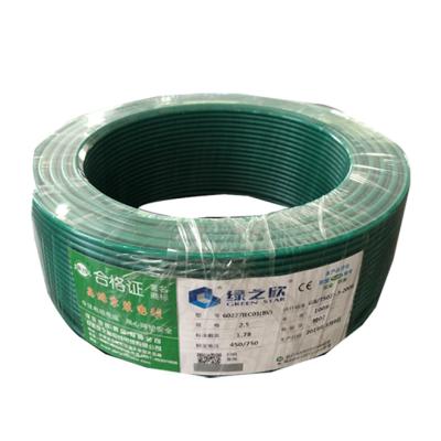 China Oxygen Free Copper Manufacturer Provides Colorful Copper Core Single Core PVC Wire 2.5mm Copper Wire for sale