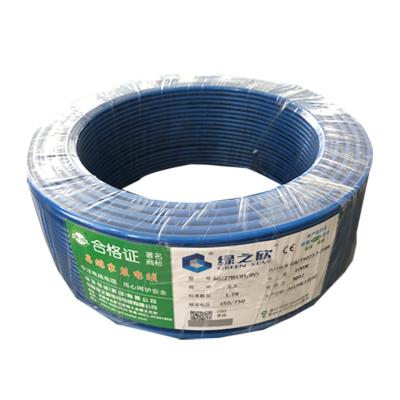 China 2.5mm Copper Electrical Wire Oxygen Free Copper Roll PVC Insulated Single Core Electrical Wire For House for sale