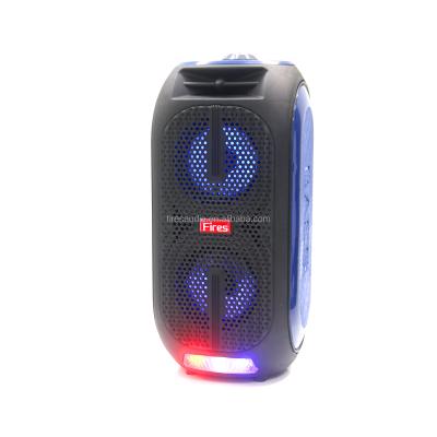 China Wireless Dual 4 Inch Portable Trolley Speaker BT Party Speaker Wholesale In Stock for sale