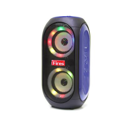 China Wireless Mini 4 Inch Portable BT Karaoke Speaker Talking Mushroom Speaker Wireless Dual 4 Inch for sale