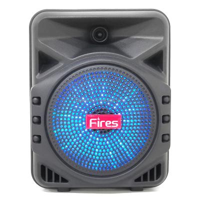 China New Arrival 6inch LED Flashing Light Portable Speaker BT Speakers for sale