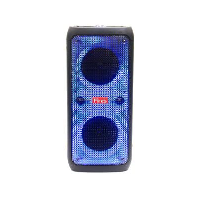 China Phone Feature Price New Good In Party Box Stage Running Speaker With DJ Diso Lights Double Private 6 Inch TWS Loud Speakers for sale