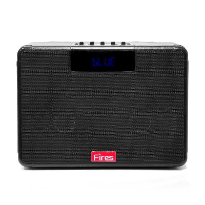 China FM Wireless Speaker Classic 5 Inch Woofer Audio Speakers Retro Big Outdoor DJ With Belt for sale